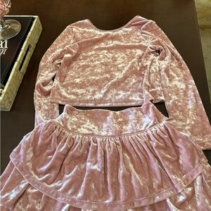 GAP Kids Blush Velvet Ensemble